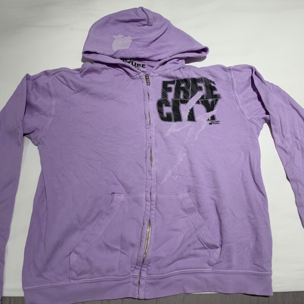 Free city zip up hoodie